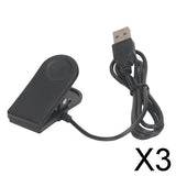 Maxbell 3xUSB Clip Charging Charger Data Cable For Garmin Fenix Chronos Smart Watch
