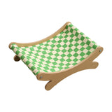 Maxbell Wooden Cat Hammock Breathable Pet Resting Cat Bed for Indoor Outdoor Rabbits