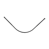 Curved Curtain Rod Clothing Hanger Curtain Pole for Home Laundry Room Closet 70to95cm 90to130cm
