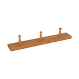 Maxbell Wooden Coat Hooks Wall Organizer Wall Mount for Kitchen Mudroom Wall or Door 3 Hooks