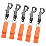 Maxbell Maxbell 5Pcs Emergency Whistle Outdoor Safety Whistle Football Basketball Camping