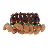 Maxbell African Tribal Style Nuts Handbell Wonderful for Drum Percussion Play - Aladdin Shoppers