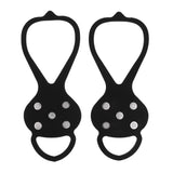 Maxbell Maxbell Non-slip Five Teeth Snow Ice Cleats Grippers Grips Spikes Shoes Soles Boots Ice Fishing Climbing