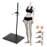 Maxbell 1/6 Scale Figure Model Collection Realistic Removing Feet Flexible Body Doll Style C