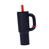 Maxbell Insulated Tumbler Keep Cold Resuable Coffee Cup for Fishing Women Men Picnic Black
