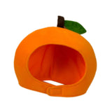 Fruit Headgear Hat Dress up Costume Hat for Cosplay Birthday Gift Roles Play Orange
