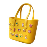 Maxbell Womens Beach Hole Bag Portable Travel Tote Bag for Summer Swimming Pool Boat Yellow