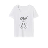 Maxbell Maxbell Womens T Shirt Summer Tee Shirt for Commuting Beach Daily Wear L White