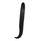Maxbell Women Long Synthetic Ponytail Clip in Hair Extension Hairpiece Black 62cm Straight