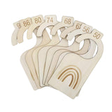 Maxbell 8 Pieces Baby Closet Dividers Clothes Organizers for Daily Use Room Birthday