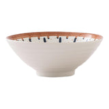 Maxbell Noodles Bowl Ramen Bowl for Udon, Soba, Pho Unbreakable Retro for Restaurant style C