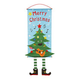 Maxbell Merry Christmas Ornaments  Banner Flag Hanging Decorations Tree