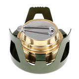 Maxbell 2xMini Camping Liquid Alcohol   Hiking Picnic Cookware Burner Green