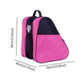 Roller Skate Bag Winter Oxford Cloth Handbag Water Resistant Ice Skating Bag