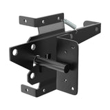 Maxbell Heavy Duty Self Locking Gate Latch Black Post Mount for Garden Farmhous Yard