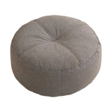 Maxbell 2xRound Floor Pillow Meditation Floor Pillow for Adults Kids Chair Studio Dark Gray