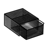 Maxbell Socks Underwear Drawer Organizer Cabinet Bin for Panty Lingerie Storing Sock M Black