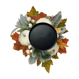 Maxbell Thanksgiving Candle Holder Lifelike Candle Stick for Autumn Harvest Festival Pumpkin