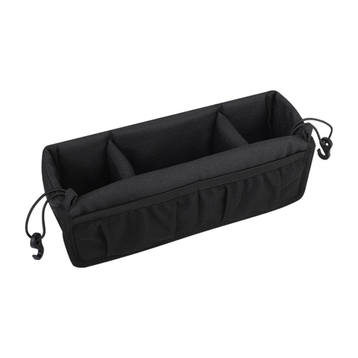 Maxbell Stroller Hanging Organizer Bag Lightweight for Shopping for Snacks Water Cup Black