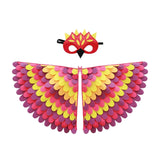 Maxbell Kids Animal Birds Wings Cloak Set Fun for Pretend Play Party Gift Masquerade Style E