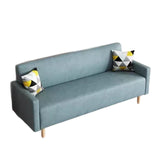 Maxbell Minimalist Nordic Sofa/Modern Style/1-3 Seats · Living Room/Strong Rubber Wood Frame Mint Green Tech Fabric