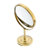 Maxbell Maxbell 6in Round Tabletop Vanity Swivel Makeup Mirror 2-sided 2x Magnifying Bronze