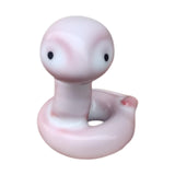 Maxbell Ceramic Snake Figurine Lifelike Portable Snake Ornament for Shelf Home Decor