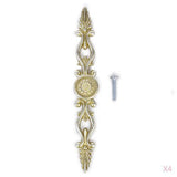 Maxbell Home Bedroom Cabinet Drawer Cupboard Decor Antique Silver Pull Handle Pack of 4PCS with 4 Mounting Screw - Aladdin Shoppers