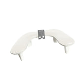 Manicure Arm Rest U Shaped Nail Arm Rest for Manicurists Nails Tech Toenails White