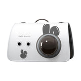 Maxbell Pet Travel Carrier Protable Small Dog Travel Carrier for Hiking Camping Cats L white