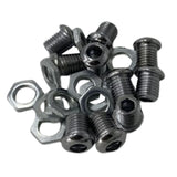 Maxbell 10x Air Vent with Gaskets Set 1/2" Percussion Accessories Gear Drum Strainer silvery
