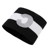 Maxbell Football Soccer Sports Arm Adjustable Bands Captain Armband #1 black - Aladdin Shoppers