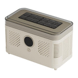 Maxbell Small Ice Maker Countertop Fast Making with Cubes Clip for Party BBQ Kitchen Beige