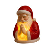 Christmas Praying Night Light Decor Decoration for Theme Party Party Bedroom Santa Figurine