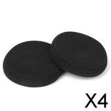 Maxbell 4xBlack Replacement Ear Pads Ear Cushions for Logitech H800 H800 Headset