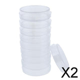 Maxbell 2xLab Plastic Petri Dish Sterile Cell Tissue Culture Dish & Lid 75mm