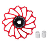 Maxbell Maxbell Bike Jockey Wheel Bicycle Ceramic Bearing Rear Derailleur Pulley 13T Red