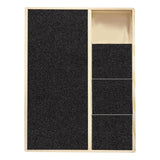 Maxbell Dog Nail Scratch Board with Treat Box Easy to Use Puppy with Treat Dispenser