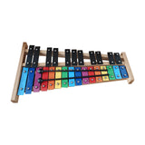 Maxbell 27 Note Xylophone Wooden Full Size Glockenspiel for Travel Parties Classroom