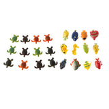Maxbell 24pcs Plastic Marine Animals Fish & Turtle Models KidsToy Party Bag Fillers