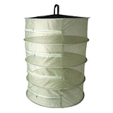Maxbell Collapsible Herb Drying Net Dryer Mesh Rack with Zipper 4-Layer Armygreen - Aladdin Shoppers