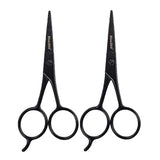 2X Stainless Beauty Beard Mustache Eyebrow Nose Trimming Scissor Clippers