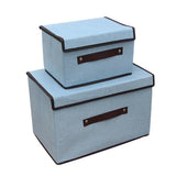 Maxbell Storage Box Holder Makeup Cosmetic Stationery Organizer Blue S+L - Aladdin Shoppers