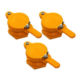 Maxbell 3 Pieces Honey Gate Valves Sturdy Beekeeping Tool for Garden Beekeepers Farm Yellow