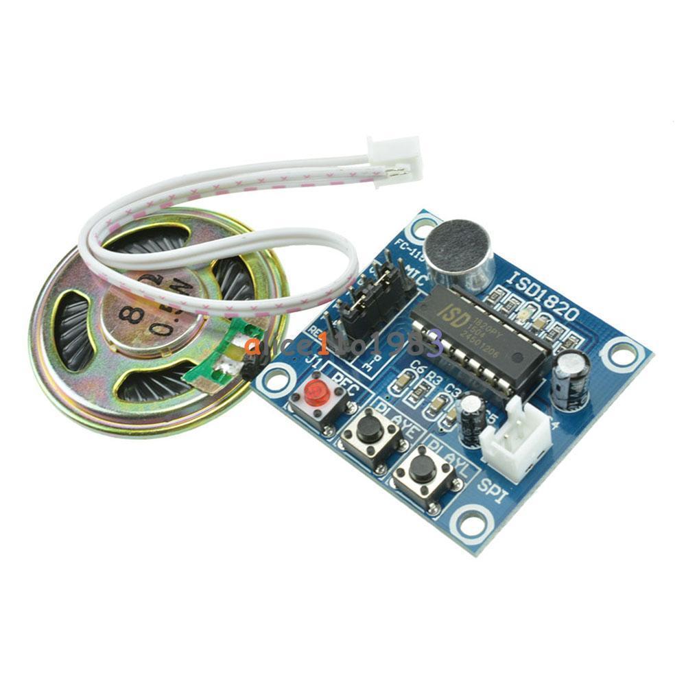 Maxbell ISD1820 Sound Voice Recording Playback Module With Mic Audio + Loudspeaker