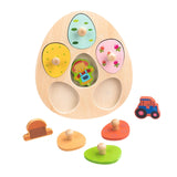 Maxbell Wood Puzzles for Kids for Aged 3-6 Years Matching Toys Educational Toy farm tools