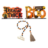 Maxbell Halloween Tiered Tray Decor Spooky Bead Garland