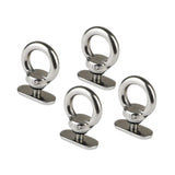Maxbell 4 Pcs Kayak Track Mount Tie Down Eyelet Canoe Fastener
