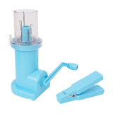 Maxbell Hand Spool Knitter Cord Knitter Weaver for Project Crafts Sweaters Bracelets Blue