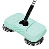 Maxbell Hand Push Sweeper Cleaner Cleaning Tool for Home Bedroom Carpets Green